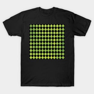 Simple Green And Black Modern Pattern Water Color T-Shirt